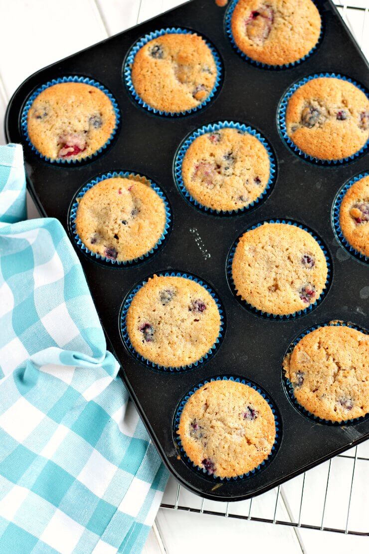 Blackberry & Raspberry Muffins A Cornish Food Blog Jam and Clotted