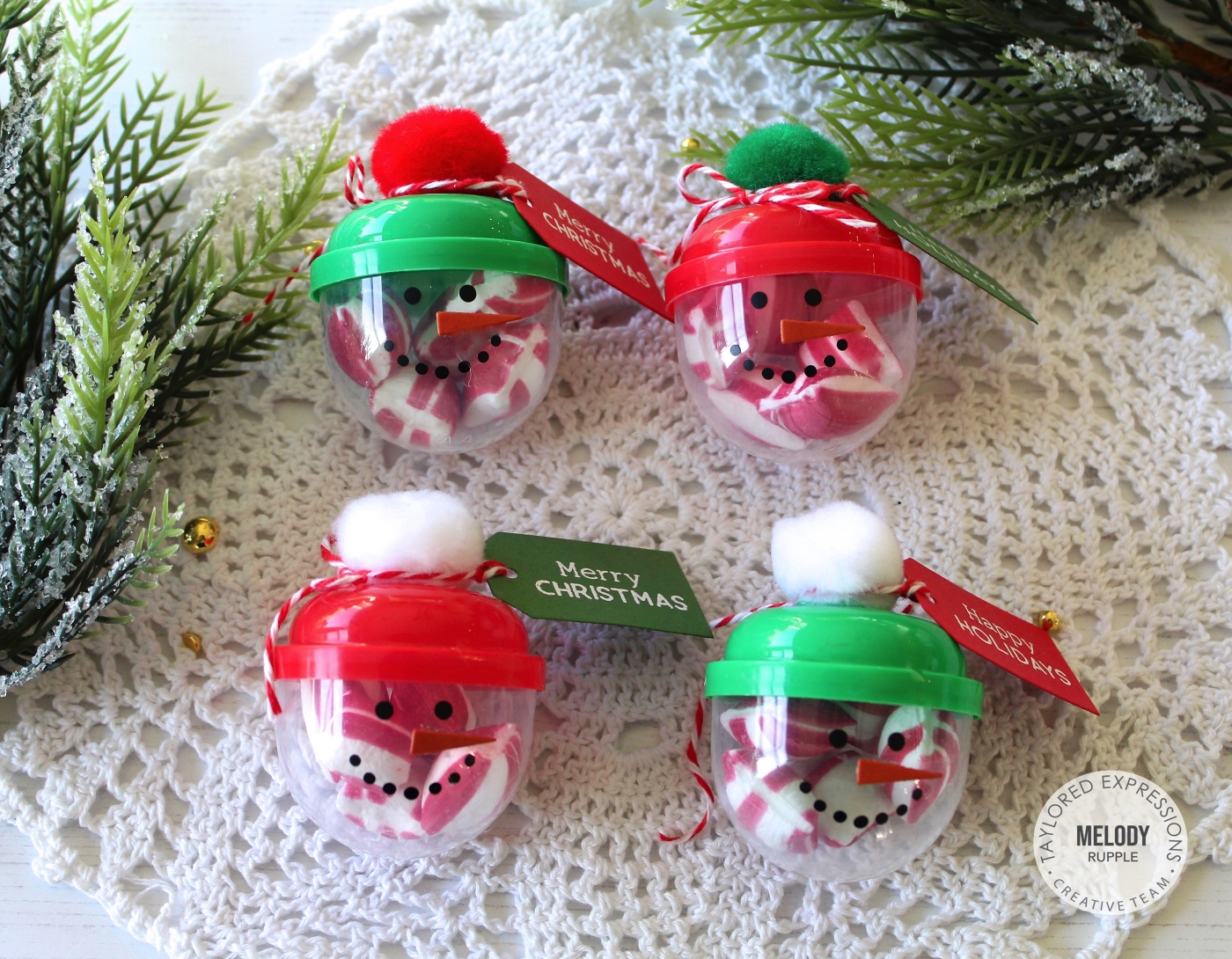 A Paper Melody: Snowman Candy Capsule from Taylored Expressions