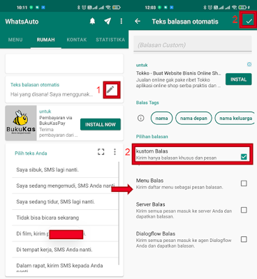 cara membuat whatsapp auto respon