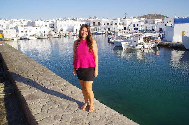 Girl in Naoussa Paros Girl in Naoussa Paros