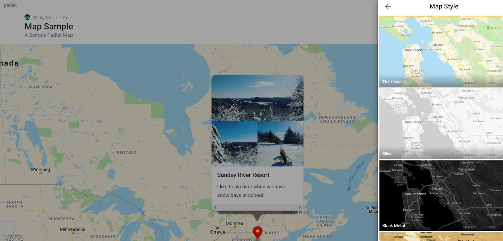 Collaboratively Create Maps on Padlet Free Technology For Teachers