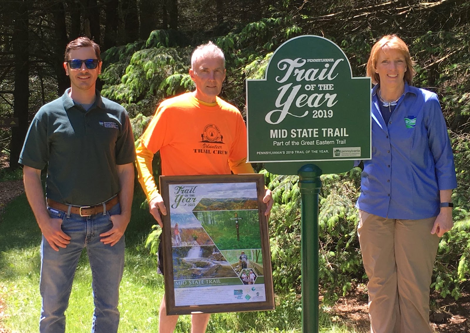 PA Environment Digest Blog DCNR, Mid State Trail Association Celebrate