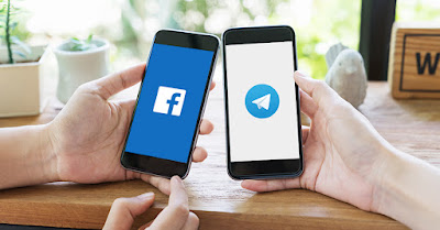 Facebook and Telegram