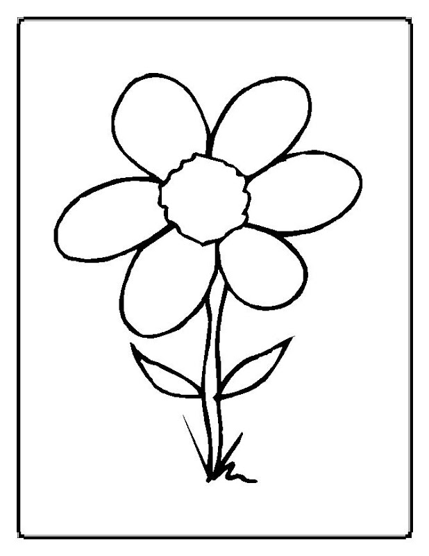 Flower Coloring Pages To Print title=