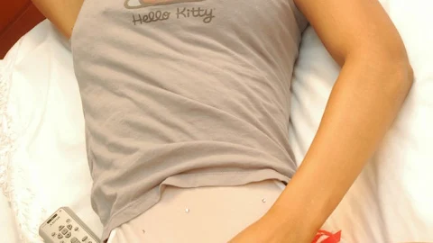 Andrea Rincon, Selena Spice Galería 28 : My Little Kitty Just For You, Camiseta Gris Hello Kitty, Lenceria Erotica Blanca