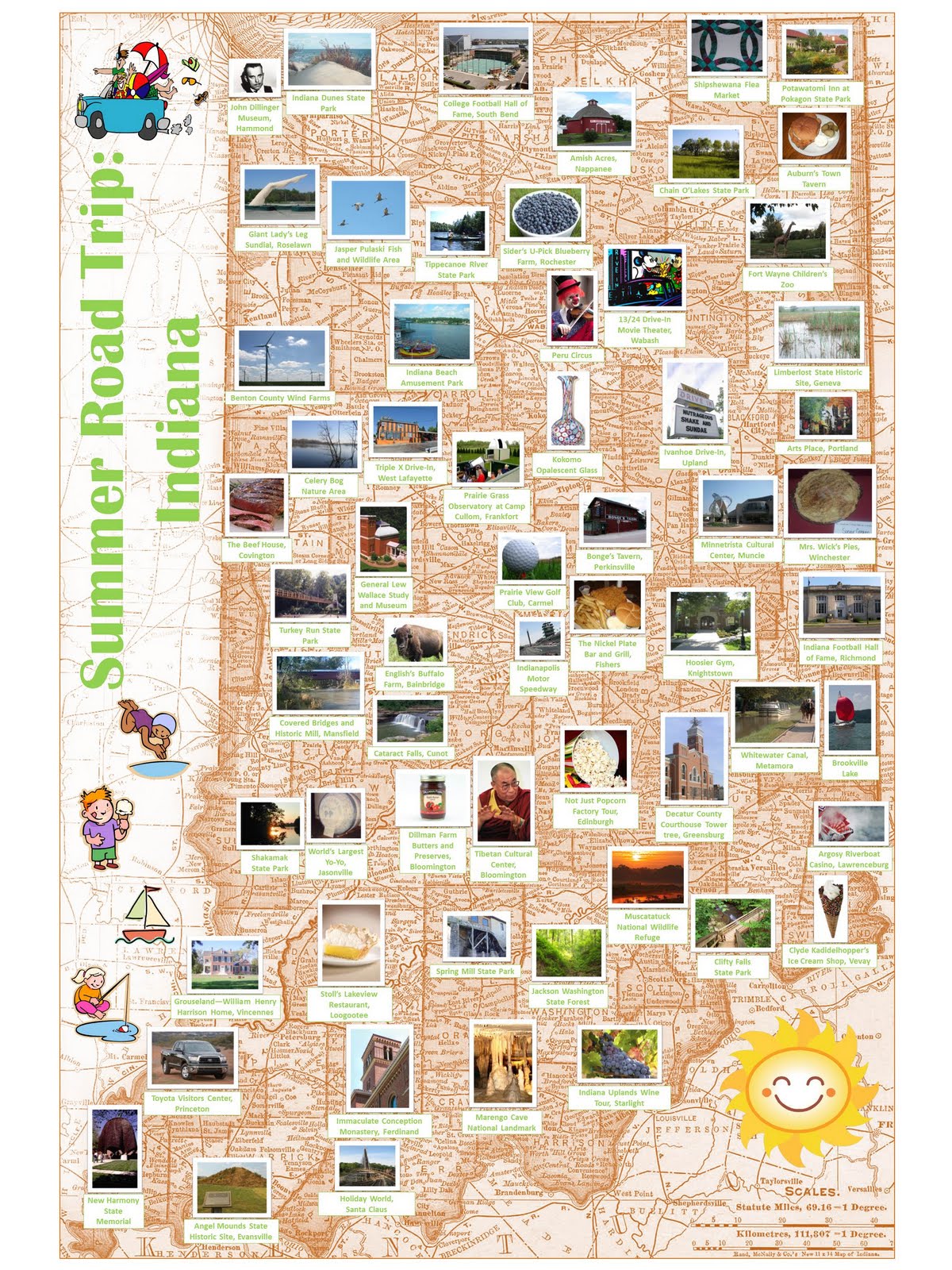 GIS Research and Map Collection Summer Maps at Ball State University