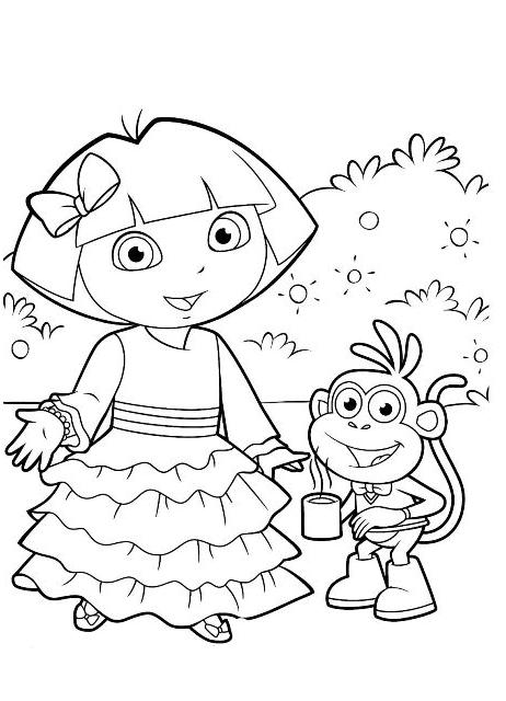 Dora Coloring Pages | Sheets | Pictures