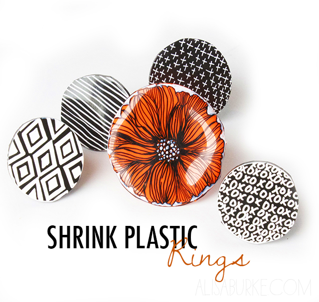 alisaburke: shrink plastic rings