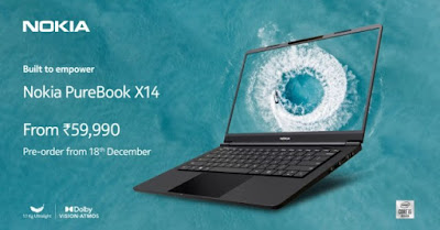 Nokia PureBook x14 laptop launched in India, जानिए इसकी कीमत और खूबियां