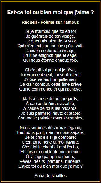 Poemes D Amour En Images Poemes Poesies