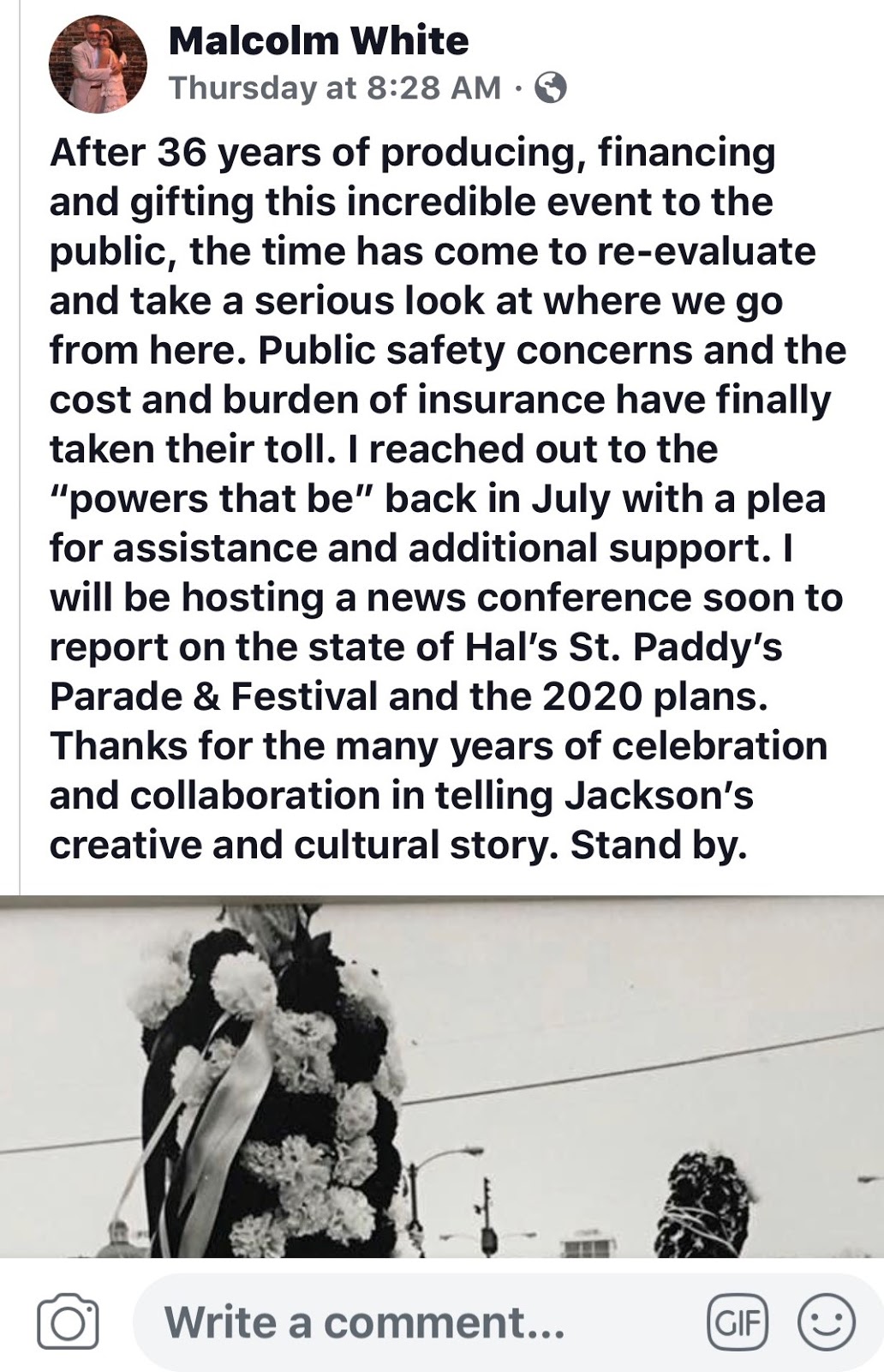 Jackson Jambalaya Decision Time for St. Paddy's Day Parade