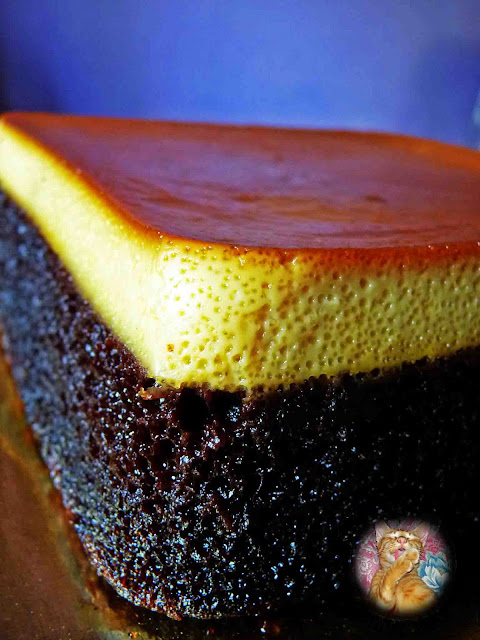 Syapex kitchen: Kek Coklat Puding Karamel