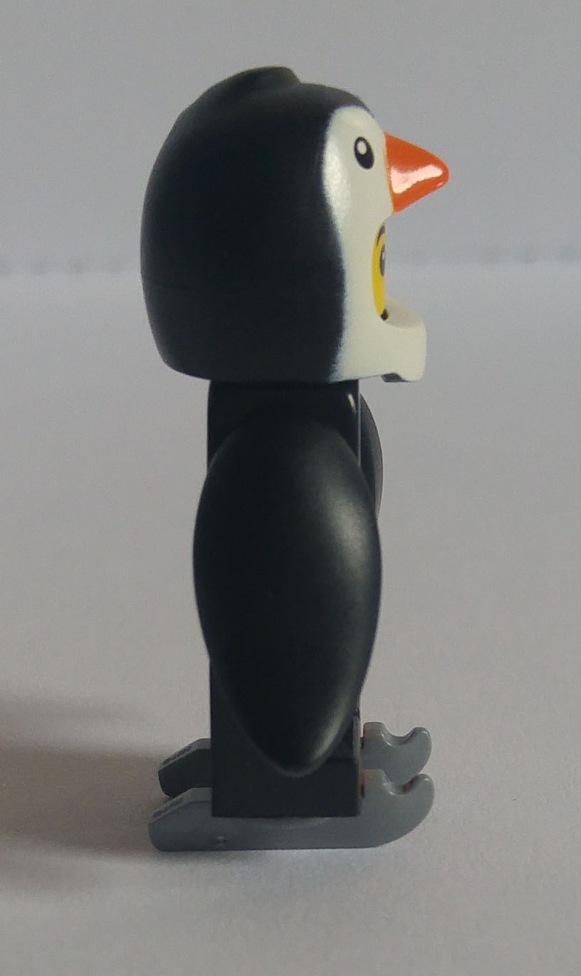 Lego Black Penguin with Flippers /& Stud on Back Orange Beak Series 16 Minifigure