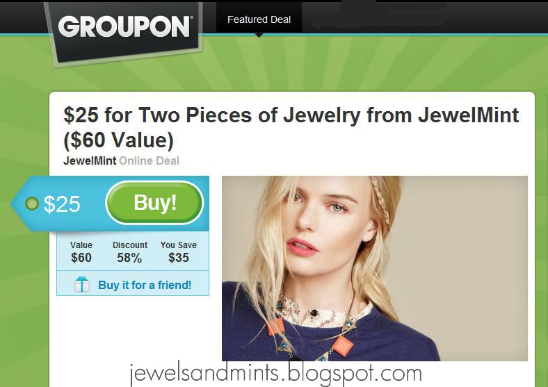 Jewels+Mints Thank You Leah! Two New JewelMint Groupon Deals