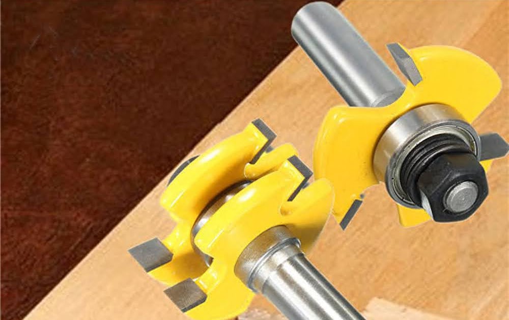 Matched Tongue Groove Router Bit Woodworking Hown store HOWN STORE