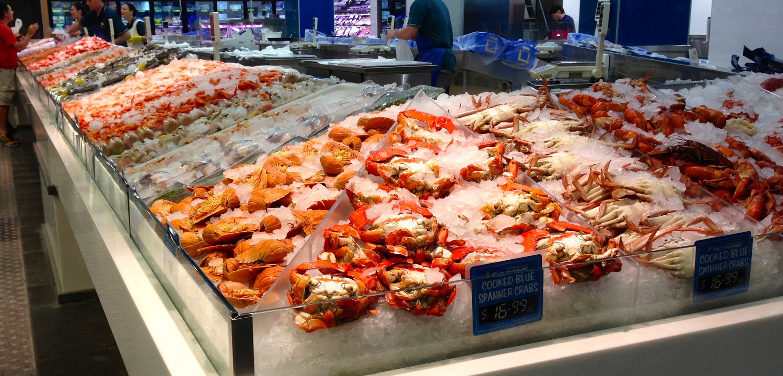 Lance's Down Under Fish Market in the mall