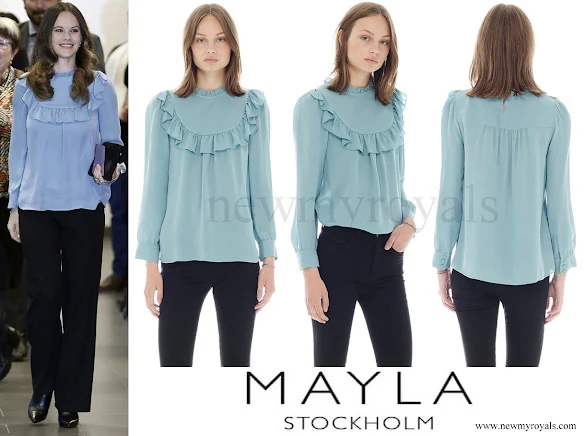 Princess Sofia wore MAYLA Daria Silk Blouse