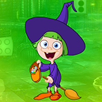 Games4King Comical Grandma Witch Escape