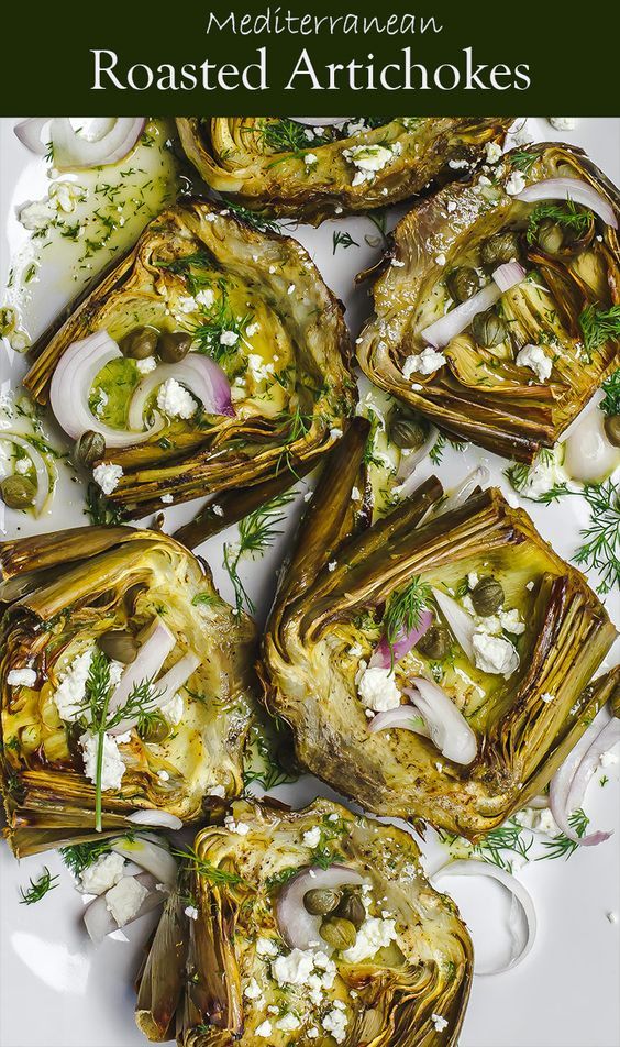 Mediterranean Roasted Artichoke Recipe Easy