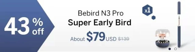 Bebird N3 Pro: Ear Cleaning Tweezer and Rod 2-in-1