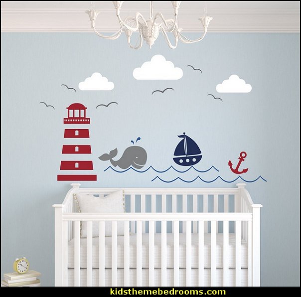 Decorating theme bedrooms Maries Manor nautical baby bedroom decorating ideas nautical