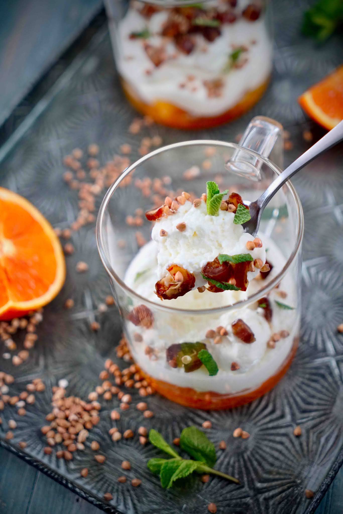 Fontainebleau aux oranges sanguines / On dine chez Nanou