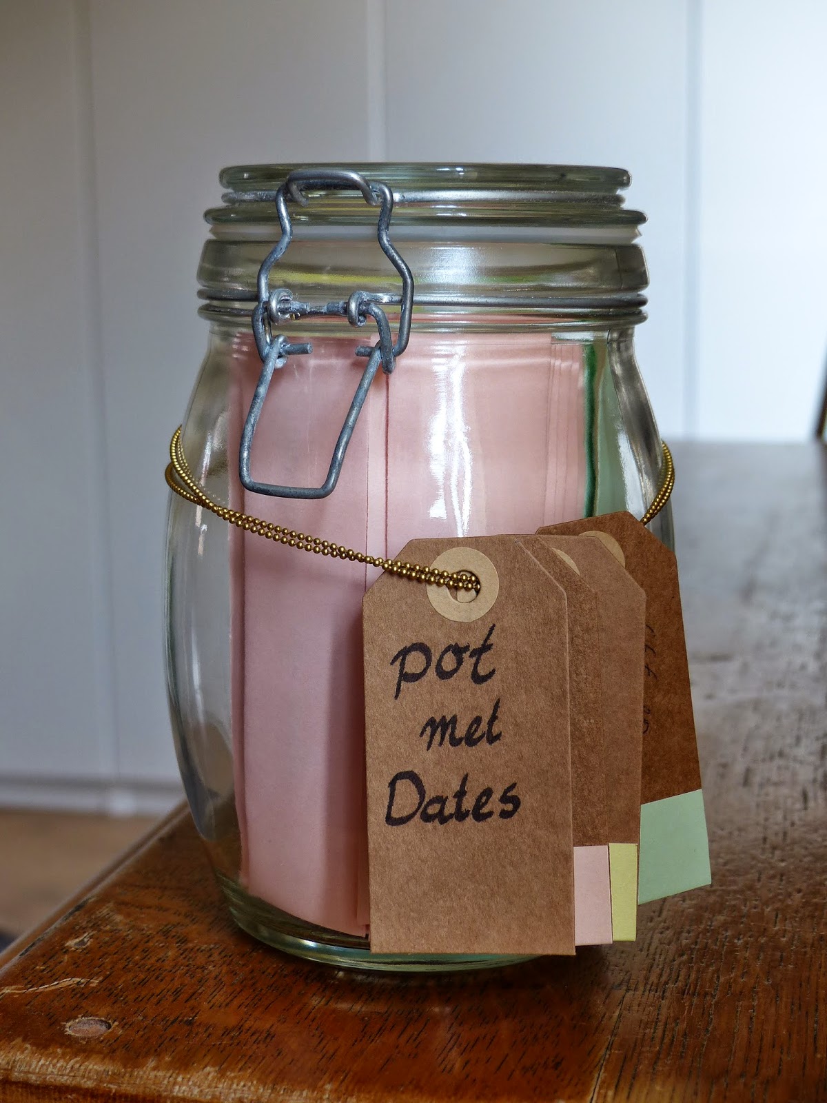 Sendsomeloveblog Datejar / Pot vol dates