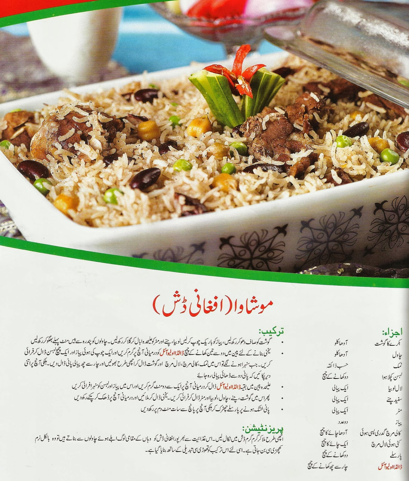 Coking Philospher Moshawa Afghani Dish Eid Special New Coking Recipes