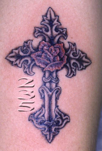 tribal cross tattoos cross tattoos designs Posted by messi at 807 AM
