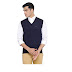 Monte Carlo Navy Blue Coloured Men Sweater