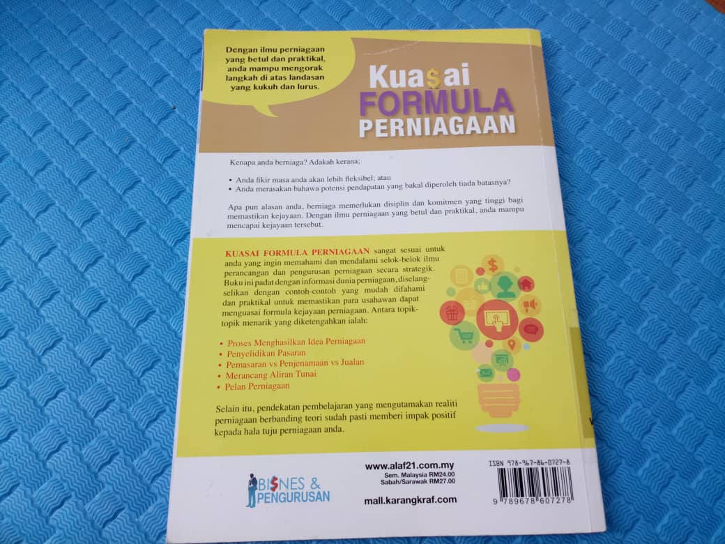 Obses Buku Kuasai Formula Perniagaan