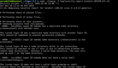 Scan Linux Servers