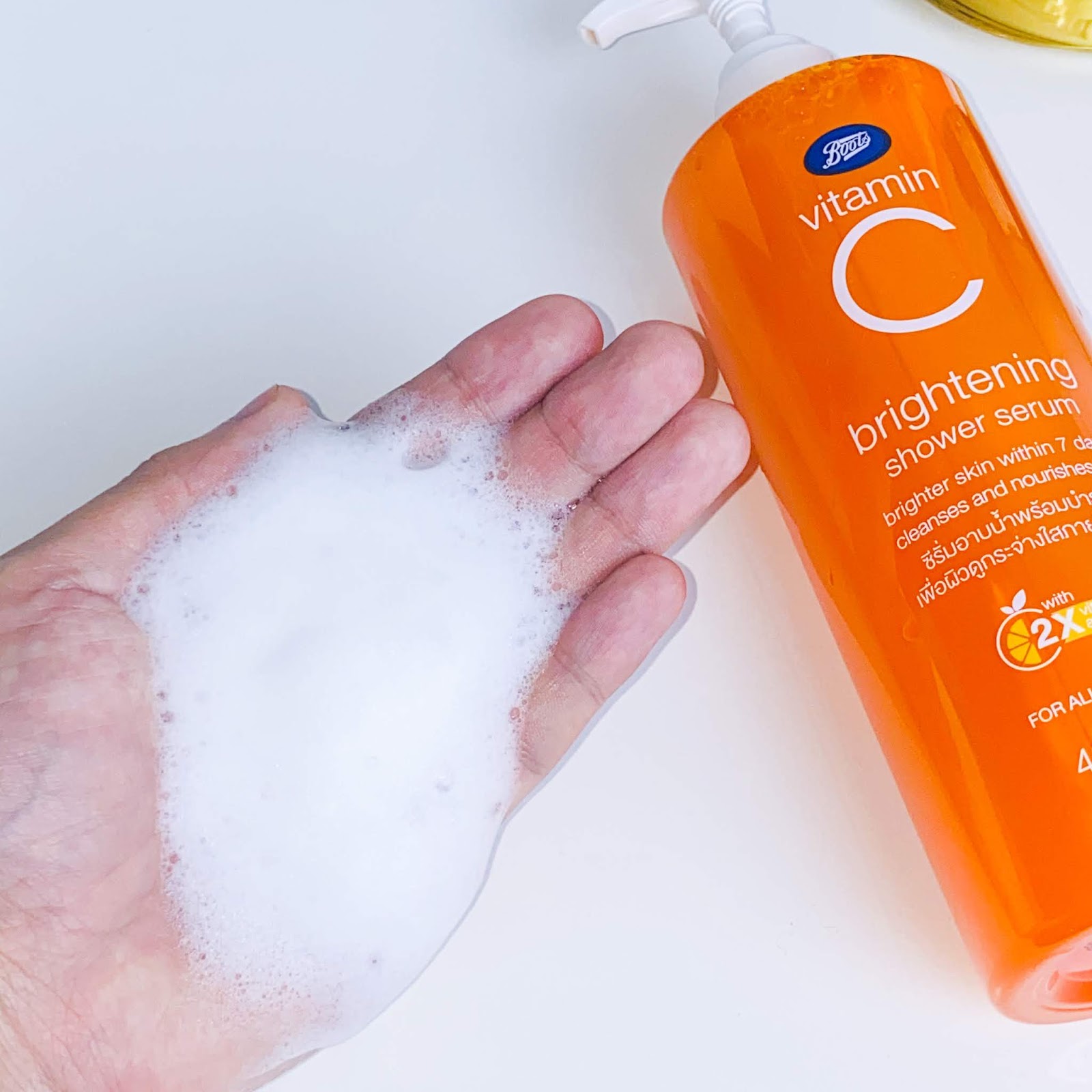 Review Boots Vitamin C brightening bath & body routine iBoom_Style