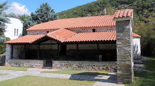 ο ναός του αγίου Νικολάου στο μουσείο Μακεδονικού Αγώνα του Μπούρινου