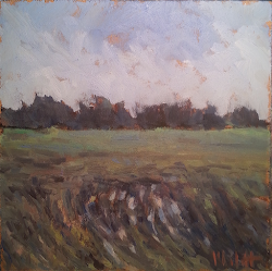 field wet painting summer wheat daily heidi malott