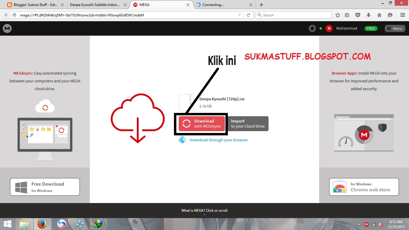 Download cepat dan stabil lewat MEGA.CO.NZ Sukma Stuff