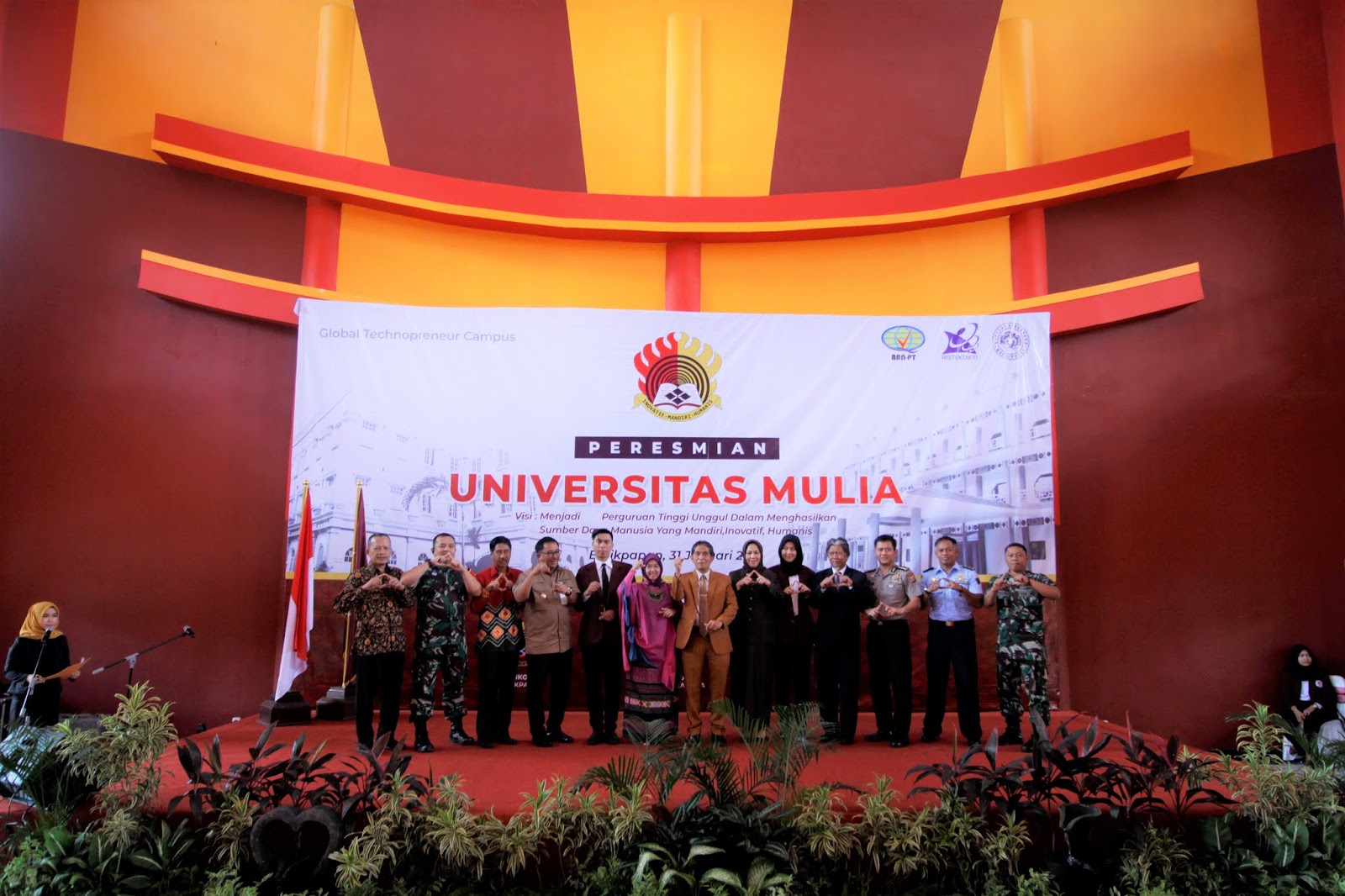 Smk Ti Airlangga Samarinda Selamat Dan Sukses Atas Peresmian Universitas Mulia