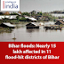 Bihar floods: nearly 15 lakh affected in 11 flood hit districts of Bihar