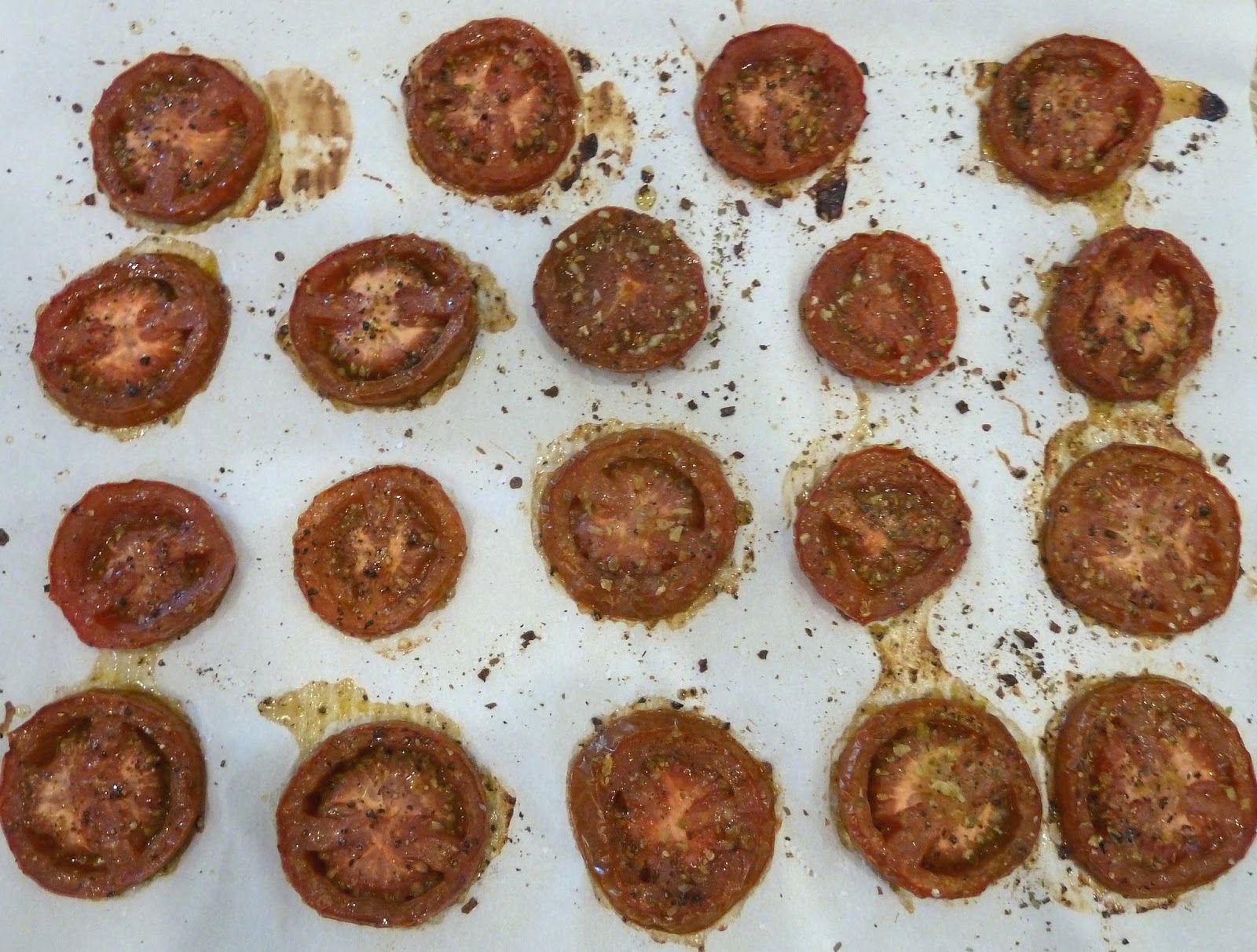 Cracked Pepper French Bread with Roasted Tomatoes and Cheese