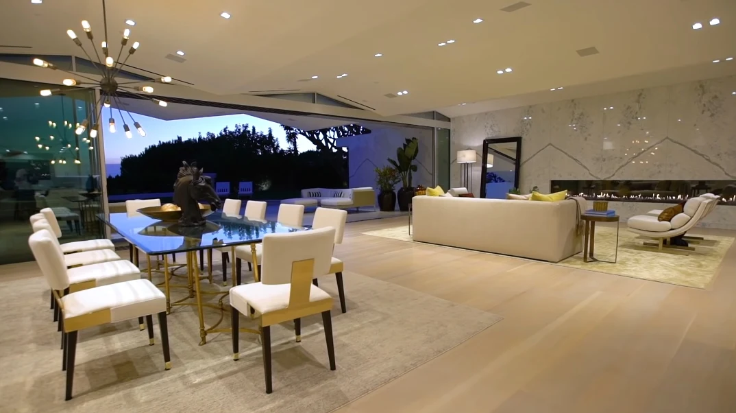 46 Interior Photos vs. Tour 1107 N Hillcrest Rd, Beverly Hills, CA Ultra Luxury Contemporary House
