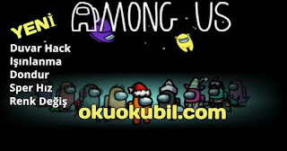 Among Us v2020.9.9 Duvar Hack, Işınlanma, Dondur, Süper Hız, Renk Değiş Apk Mod Menü