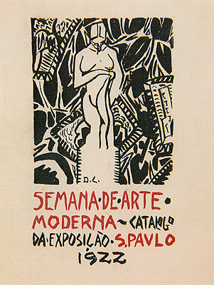 Cartaz da Semana de Arte Moderna, em 1922