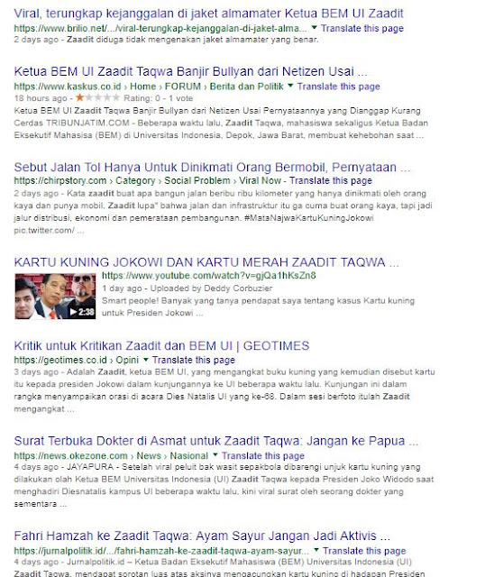 Kerasnya Pro dan Kontra, Atas Diungkapnya Nilai Kuliah Zadit Ternyata Nol