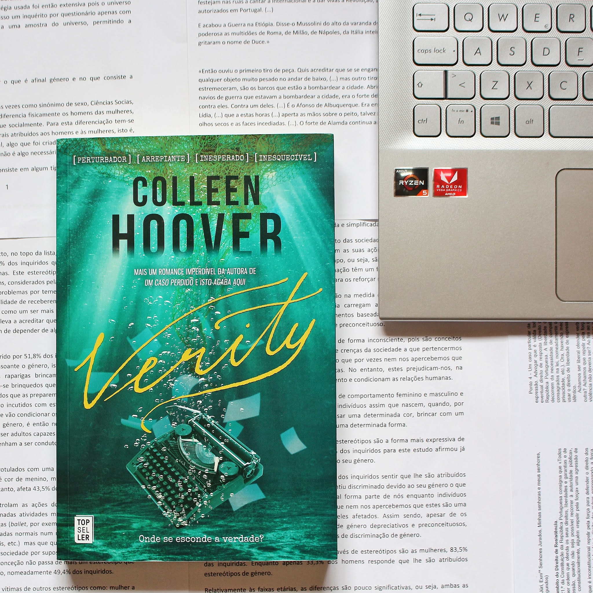 8 Livros para Leres na Praia/Piscina Opinião sobre o thriller «Verity» de Colleen Hoover