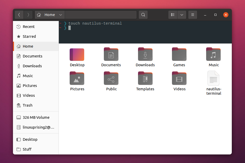 Nautilus Terminal Updated With Nautilus 40 Support, Context Menus