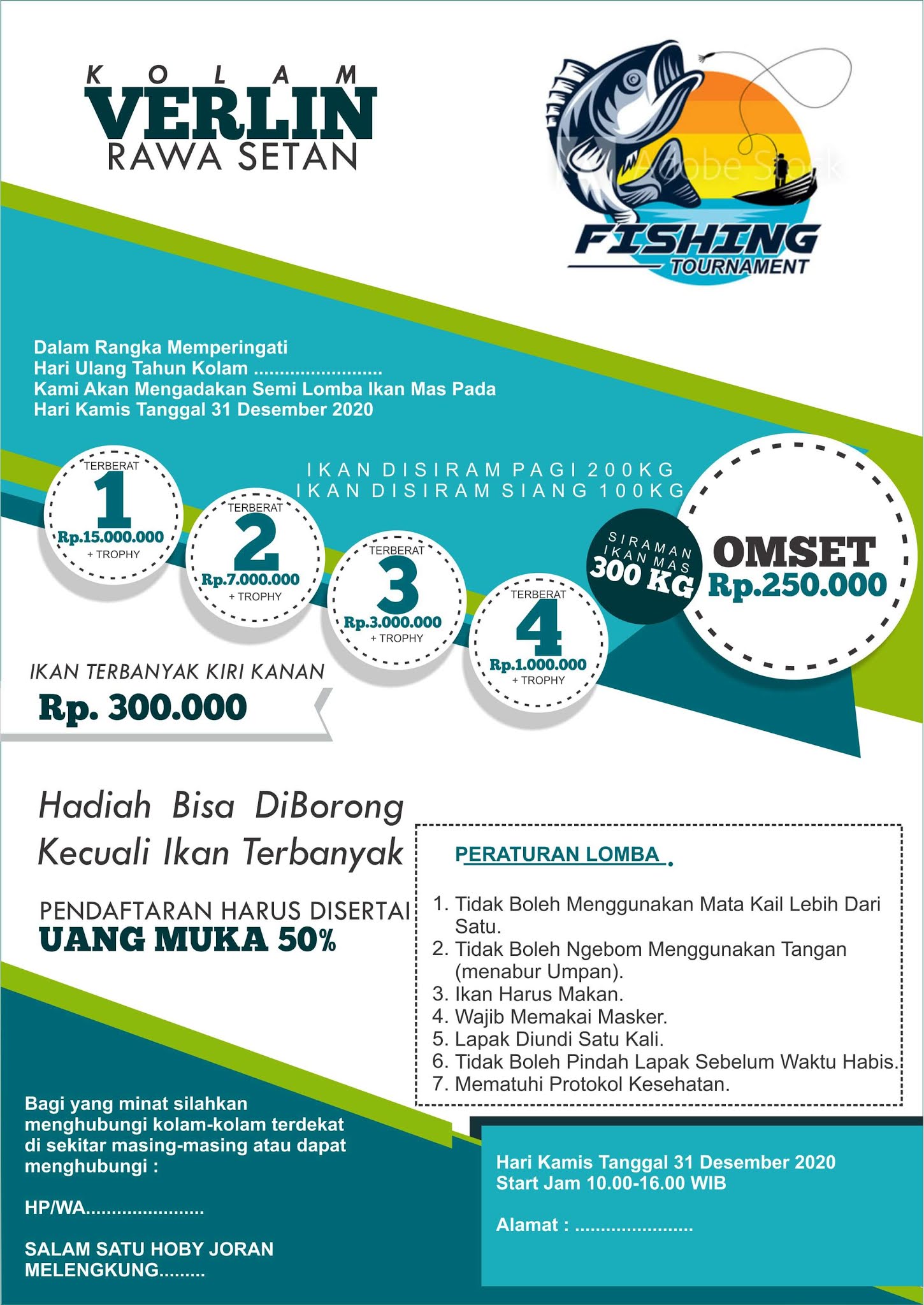 Download Brosur Lomba Mancing Keren Format Cdr Tinggal Edit - Kumpulan