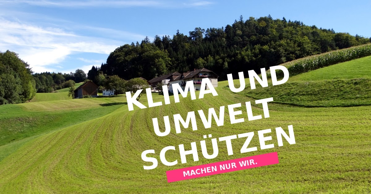 Die Grünen Biedermannsdorf: Klima und Umwelt schützen