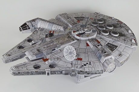 millennium falcon paper model