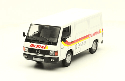 mercedes-benz mb 100d 1:43 iberia, test vehiculos de reparto y servicio salvat