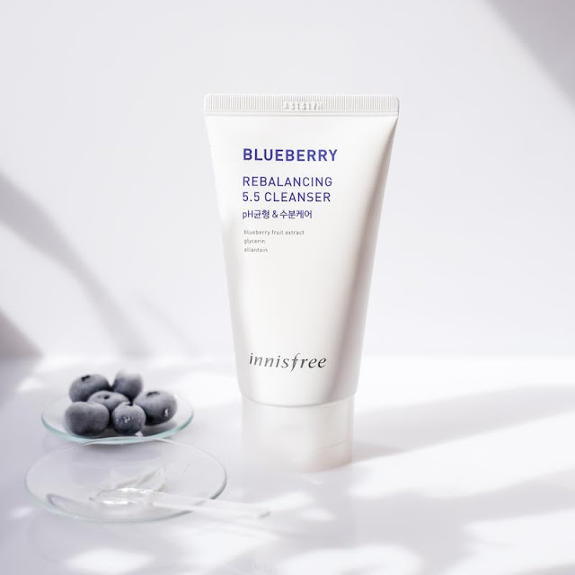 sua rua mat innisfree blueberry rebalancing 5.5 cleanser